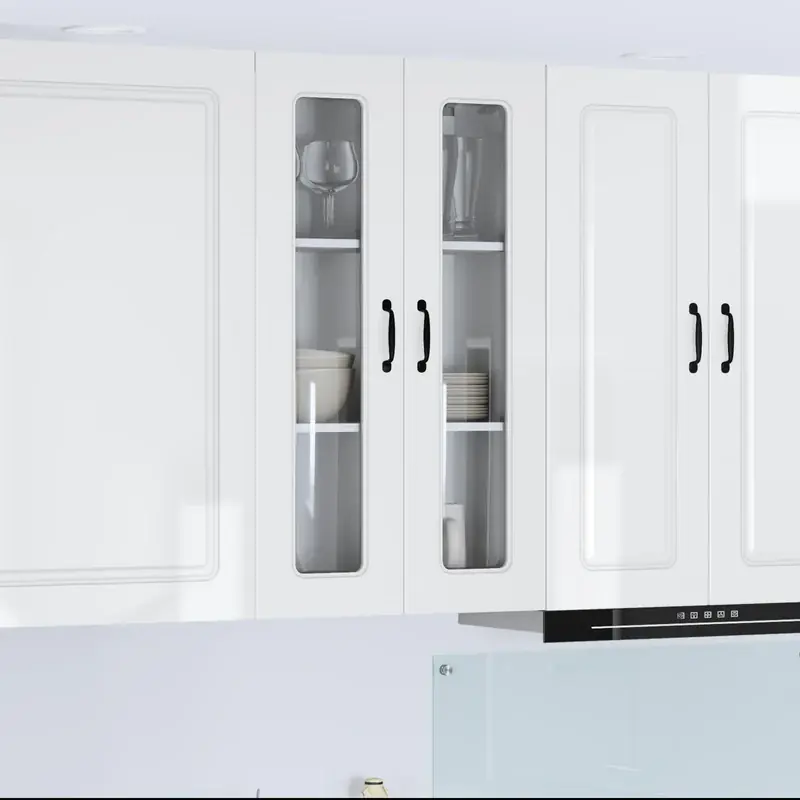 vidaXL Mosogatógép panel Kalmar Magas Fényű Fehér 60 x 31 x 100 cm Outlet