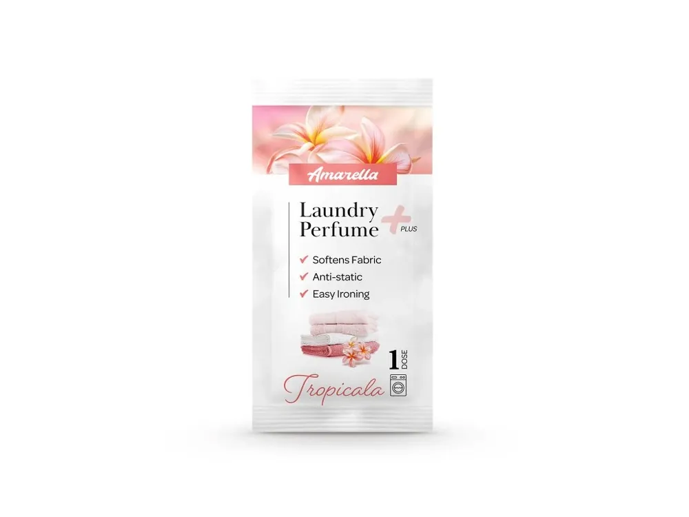 Mosóparfüm AMARELLA TROPICALA, minta 10 ml Népszerű