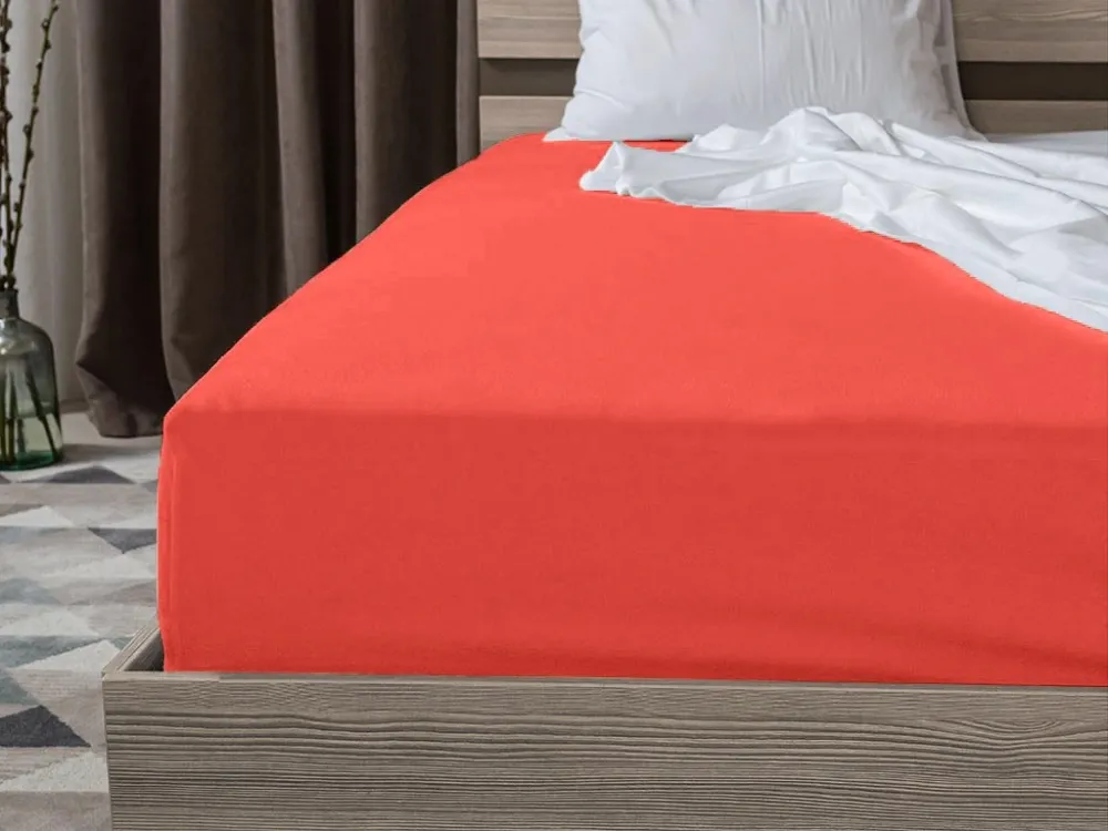 Outlet Jersey lepedő EXCLUSIVE narancssárga 90 x 200 cm