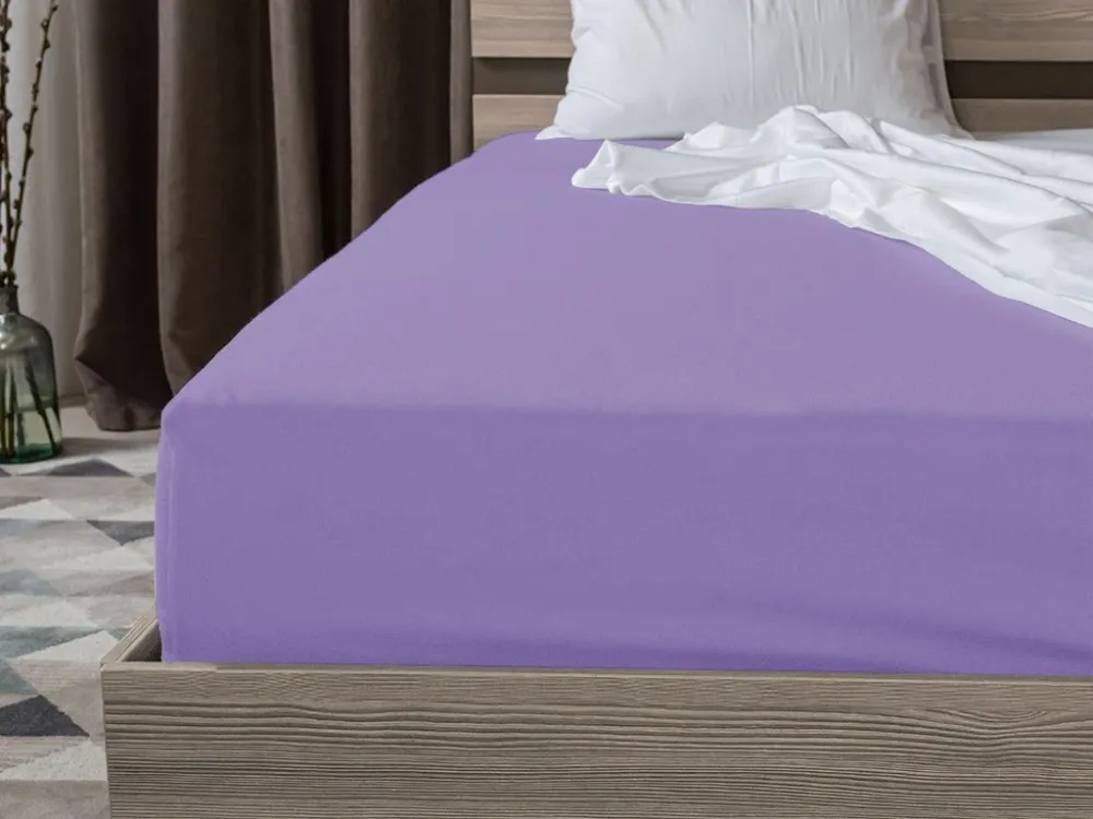 Expressz kézbesítés Jersey lepedő EXCLUSIVE világoslila 200 x 220 cm
