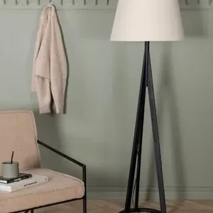 Kihagyhatatlan ajánlat deLOHN Kona Állólámpa, Polyester Linen, Fekete