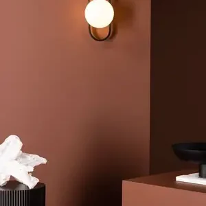 Szuper ajánlat deLOHN Alpes Fali lámpa, Vas, Fekete