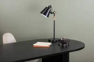 deLOHN Skott Asztali lámpa, Acél, Fekete Újdonság