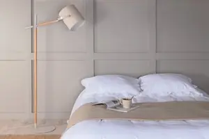 deLOHN Dennis Állólámpa, Polyester Linen, Bézs Kedvezményes ár