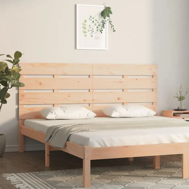 vidaXL tömör fenyőfa fejtámla 140 x 3 x 80 cm Különleges ajánlat