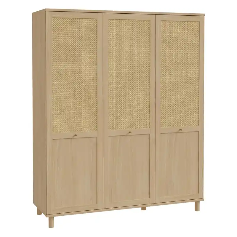 Azonnali szállítás Sparrow gardrób - CXSS831-M696 - elegancia tölgy/természetes rattan