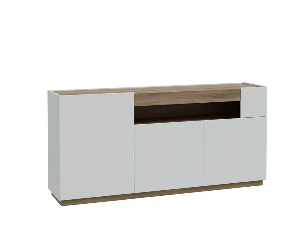 LAKE Komód - LWSK231-M829B - szürke/valencia tölgy Bestseller