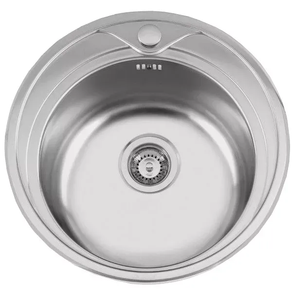 PIO REDONDO 1B kerek rozsdamentes mosogatótálca RODI (ø51 cm) Azonnal elérhető