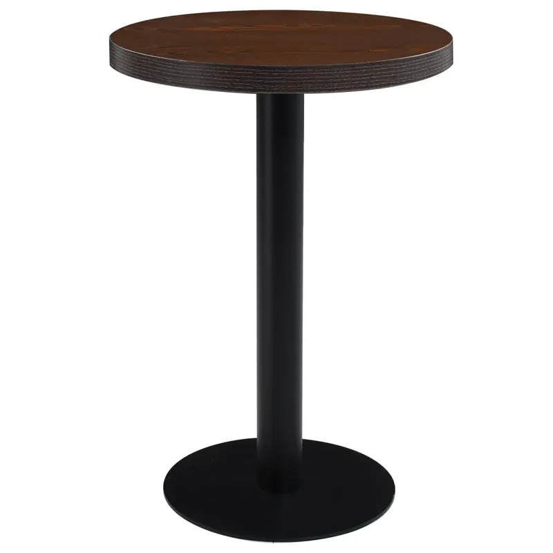 sötétbarna MDF bisztróasztal 60 cm Kihagyhatatlan ajánlat