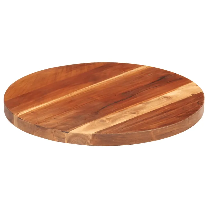 kerek tömör kelet-indiai rózsafa asztallap 25-27 mm 40 cm Gyors szállítás