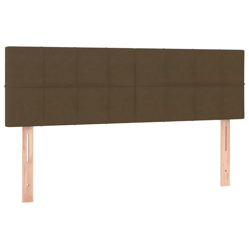 Biztonságos vásárlás 2 db sötétbarna szövet fejtámla 72 x 5 x 78/88 cm