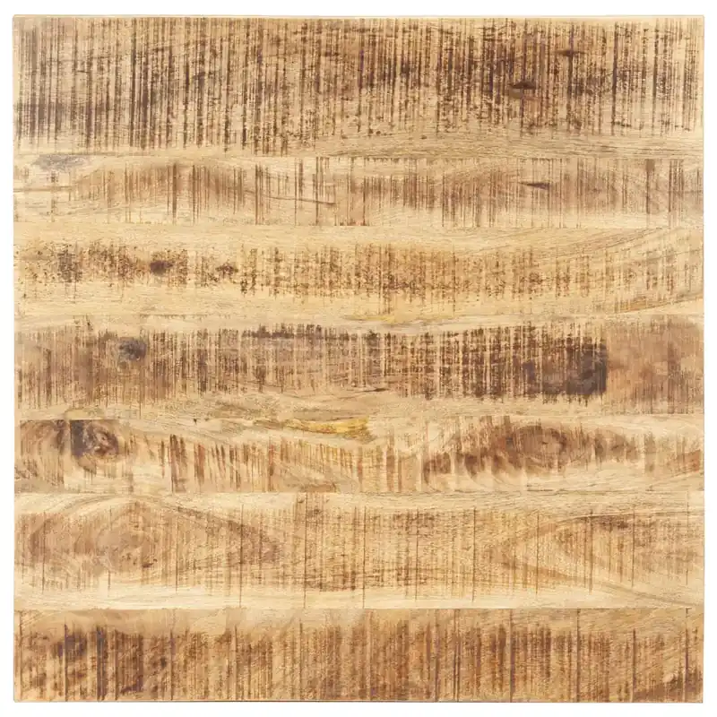 Árengedmény tömör mangófa asztallap 25-27 mm 70 x 70 cm