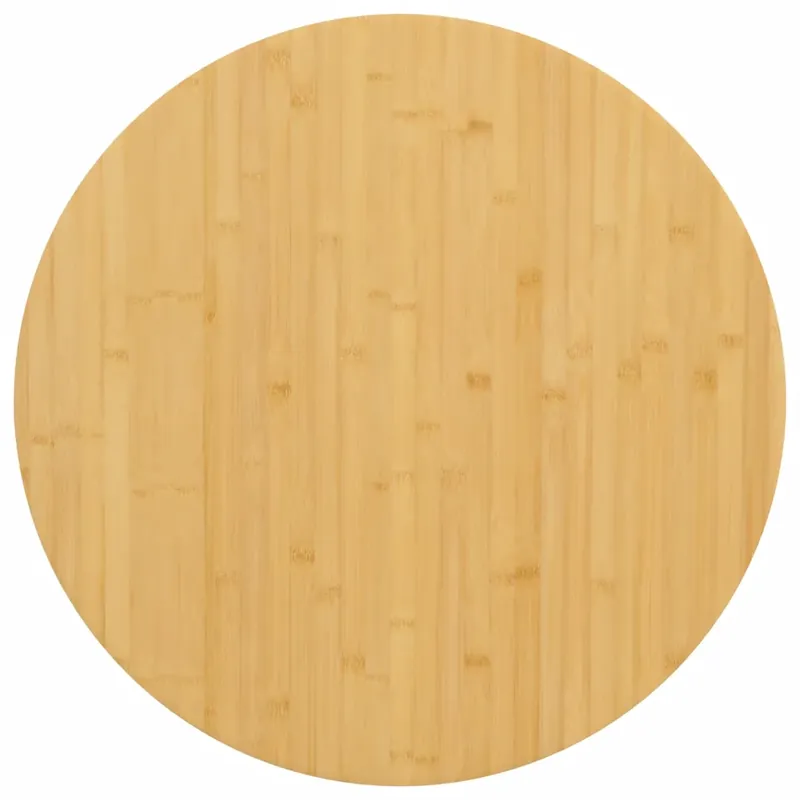 bambusz asztallap Ø80 x 1,5 cm Azonnali szállítás