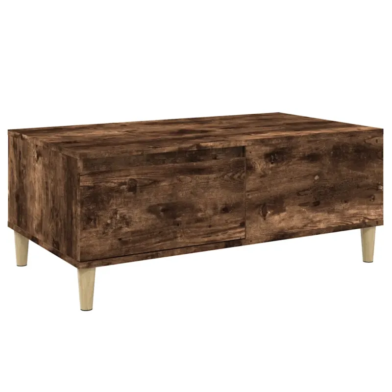 füstös tölgyszínű fatermék dohányzóasztal 90x50x36,5 cm Legkelendőbb