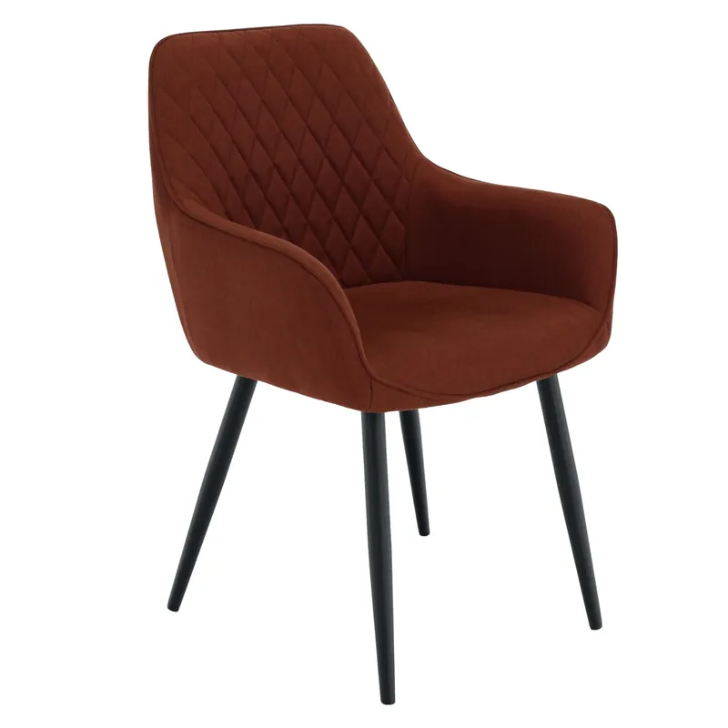 Árcsökkenés Design fotel, barna/fekete, OSKOR