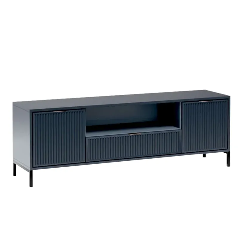 Olcsó TV asztal, indigókék, STYLE LS 4